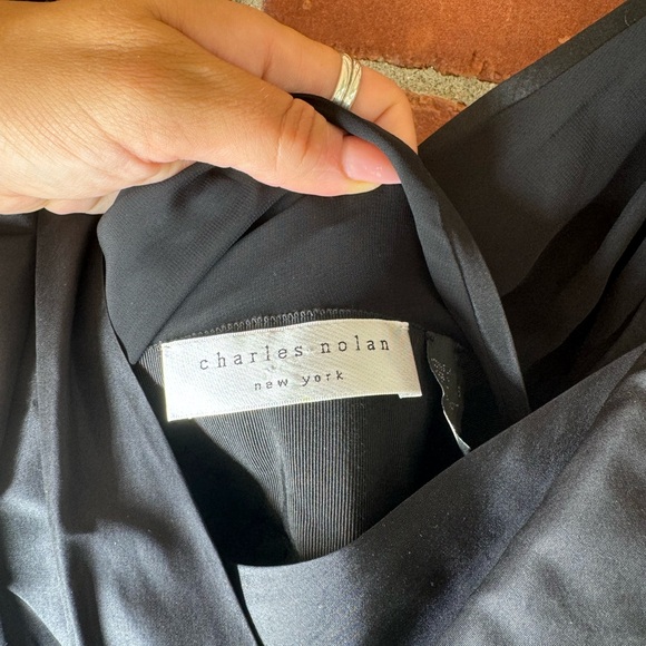 Charles Nolan black silk dress - Picture 8 of 9